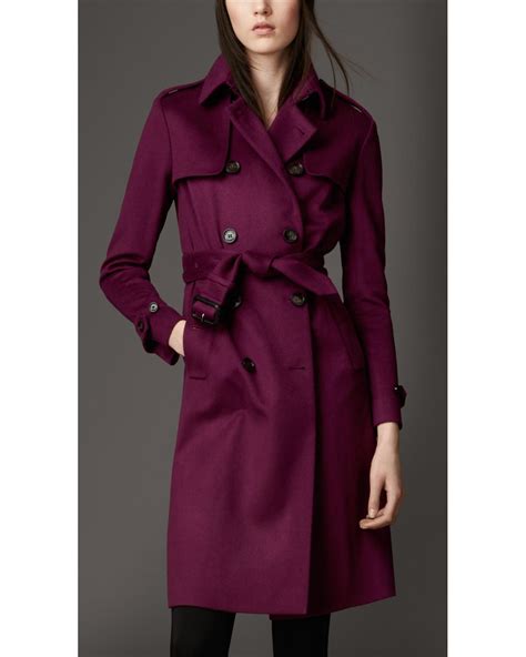 burberry double cashmere trench coat|Burberry wool cashmere coat women's.